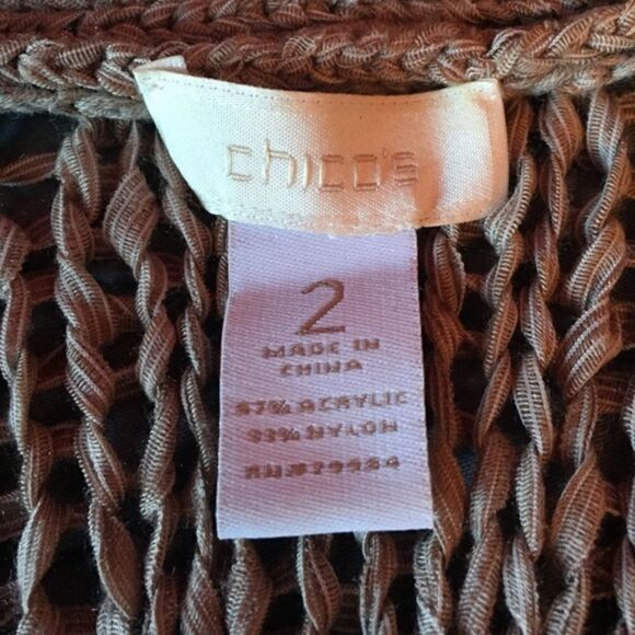 Chico's cardigan sz 2 - Picture 4 of 4